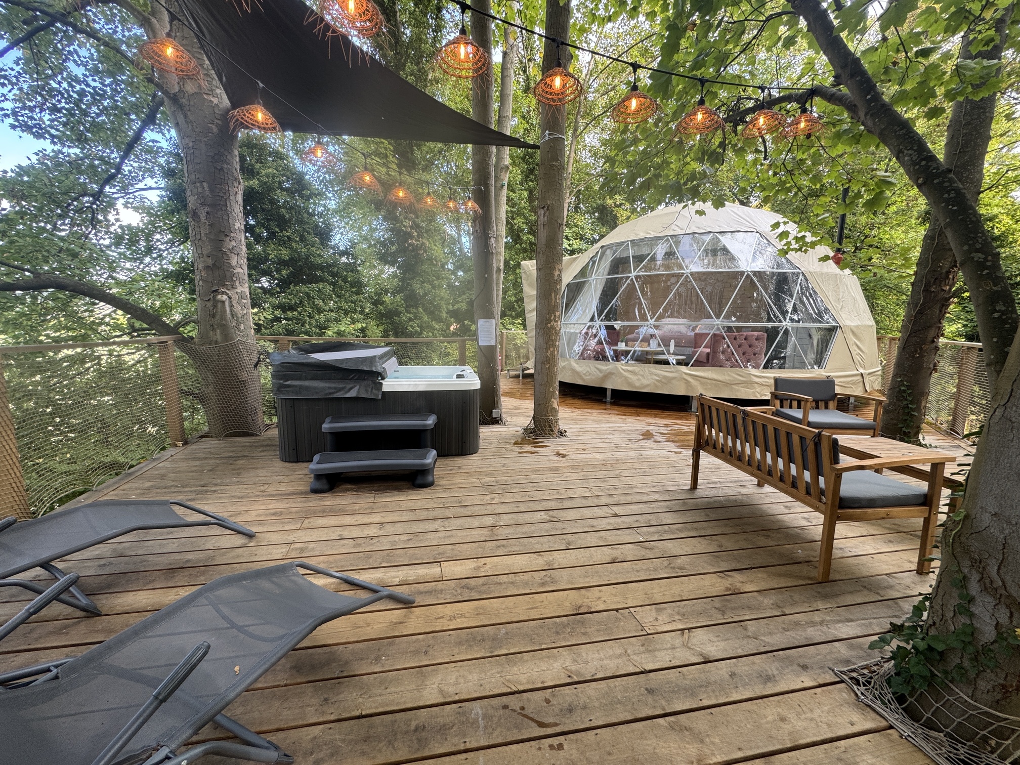 Bulle Perchée Étoile Filante & Spa – bulle à Romilly-Sur-Andelle, Eure