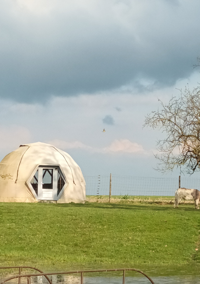 Les Ecogîtes de la Sablière – dôme à Oucques La Nouvelle, Loir-et-Cher