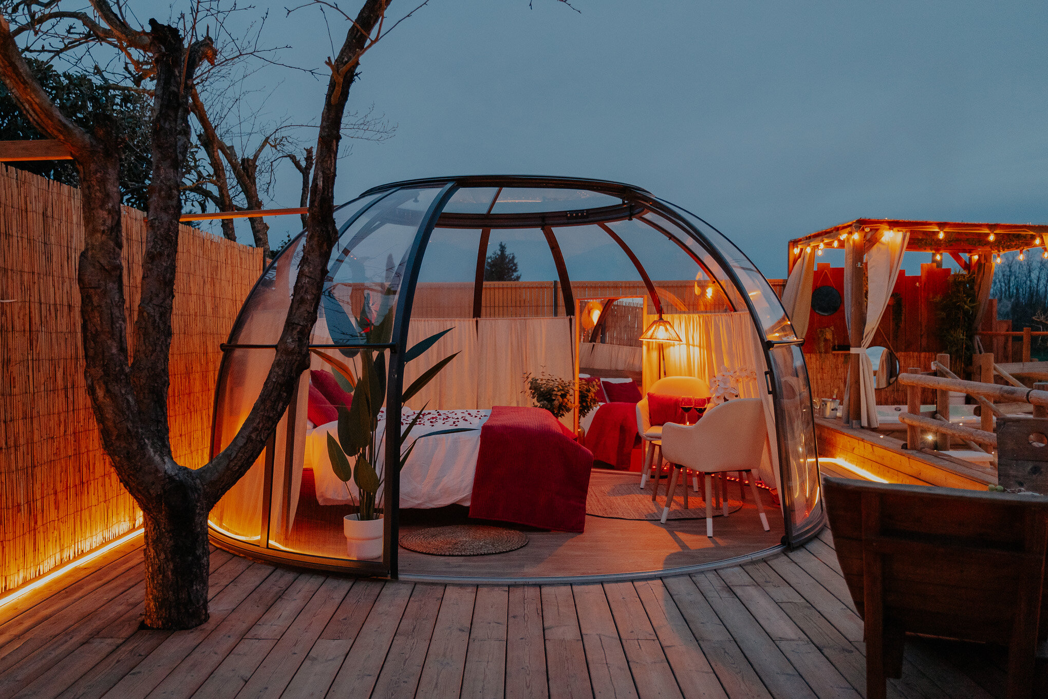 Vignabulle & Spa & Sauna – bulle à Saint-Martin-d'Ardèche, Ardèche