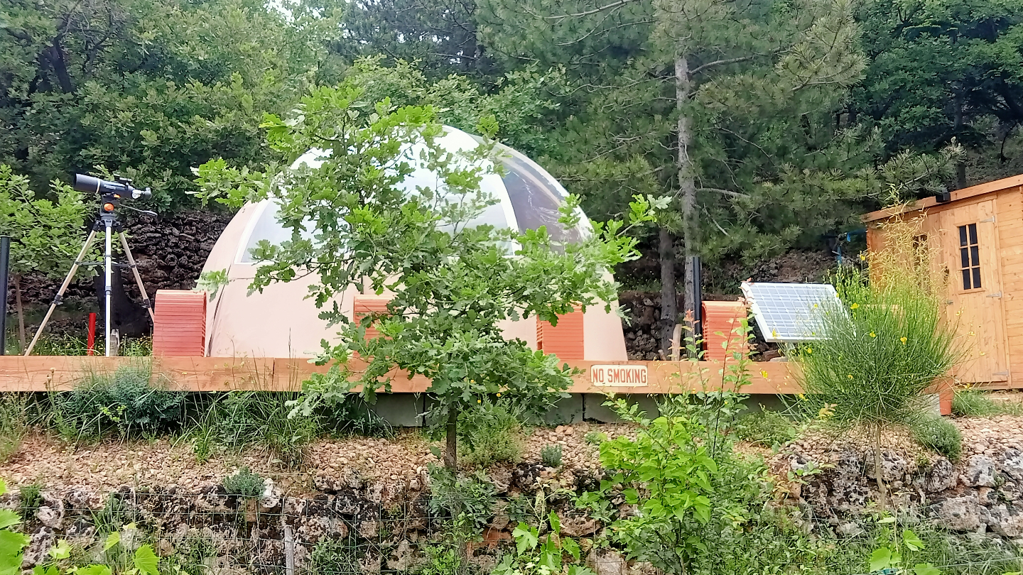 Wigwam étoilé – bulle à Soubès, Hérault