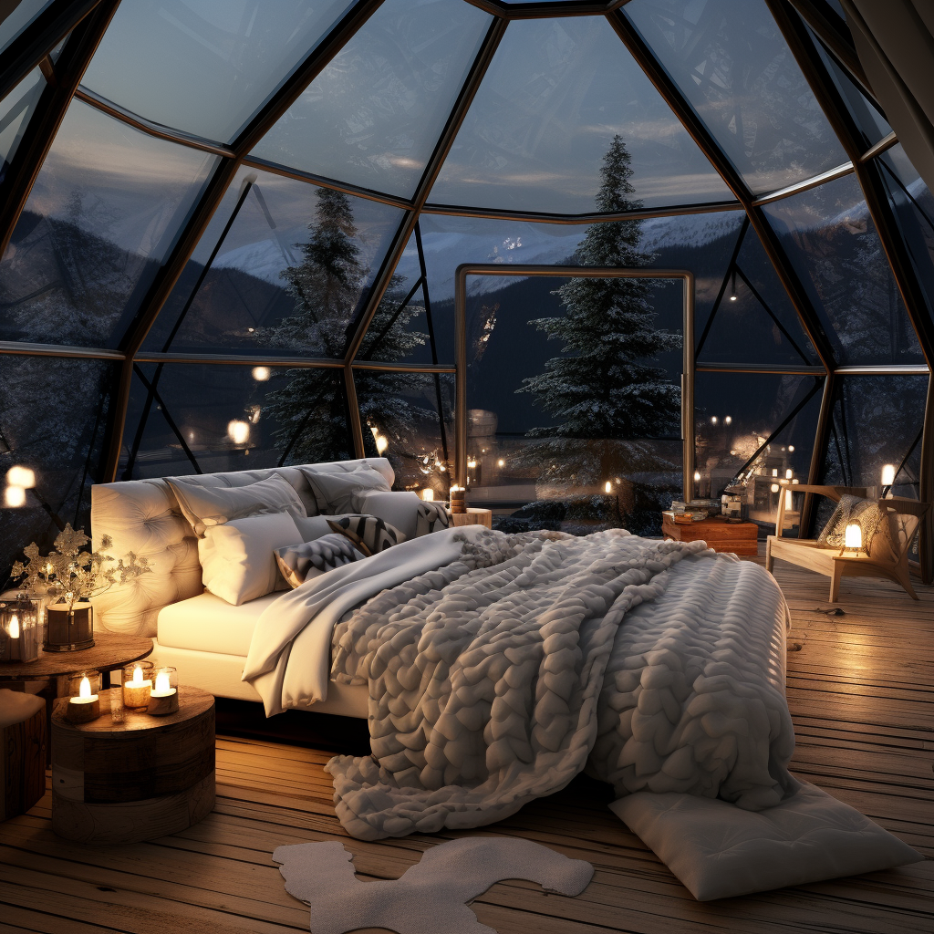 Nuit dans une bulle – bulle transparente à Dournazac (Périgord-Limousin)